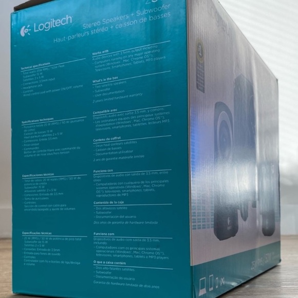 Logitech z313 2.1 Channel Stereo Speaker System - Picture 3 of 8